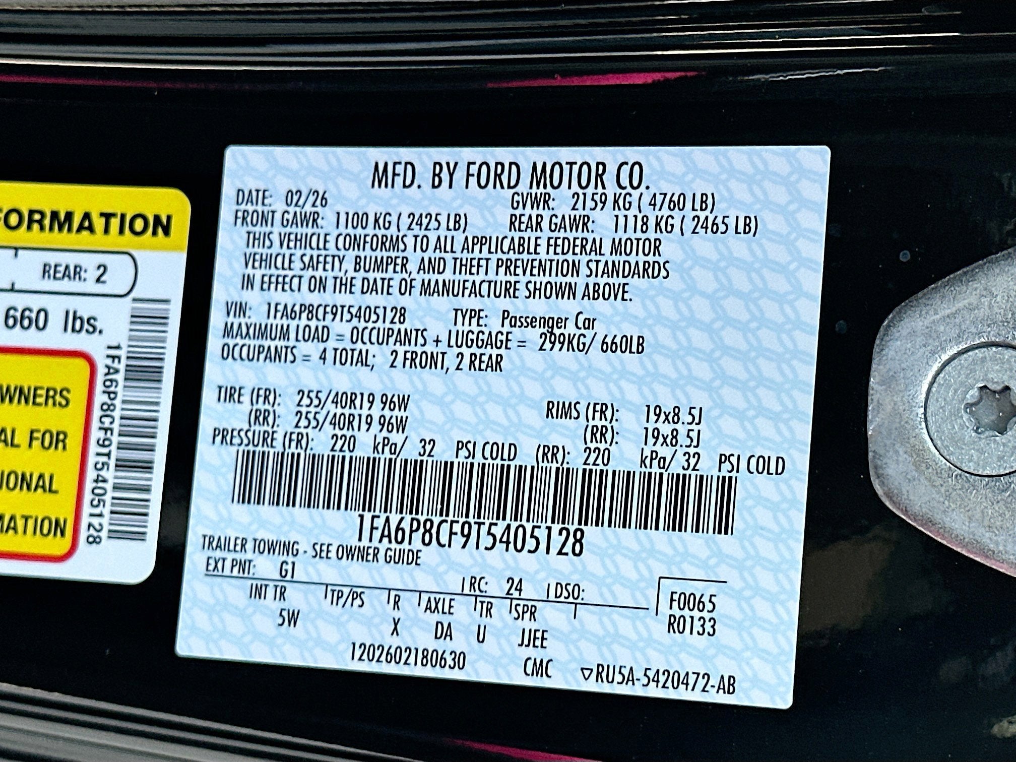 2026 Ford Mustang GT Premium Fastback