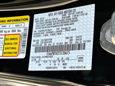 2026 Ford Mustang EcoBoost® Fastback