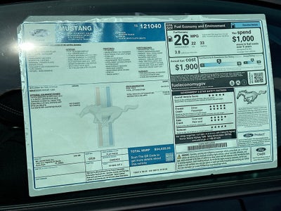 2026 Ford Mustang EcoBoost® Fastback