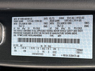 2025 Ford Escape PHEV