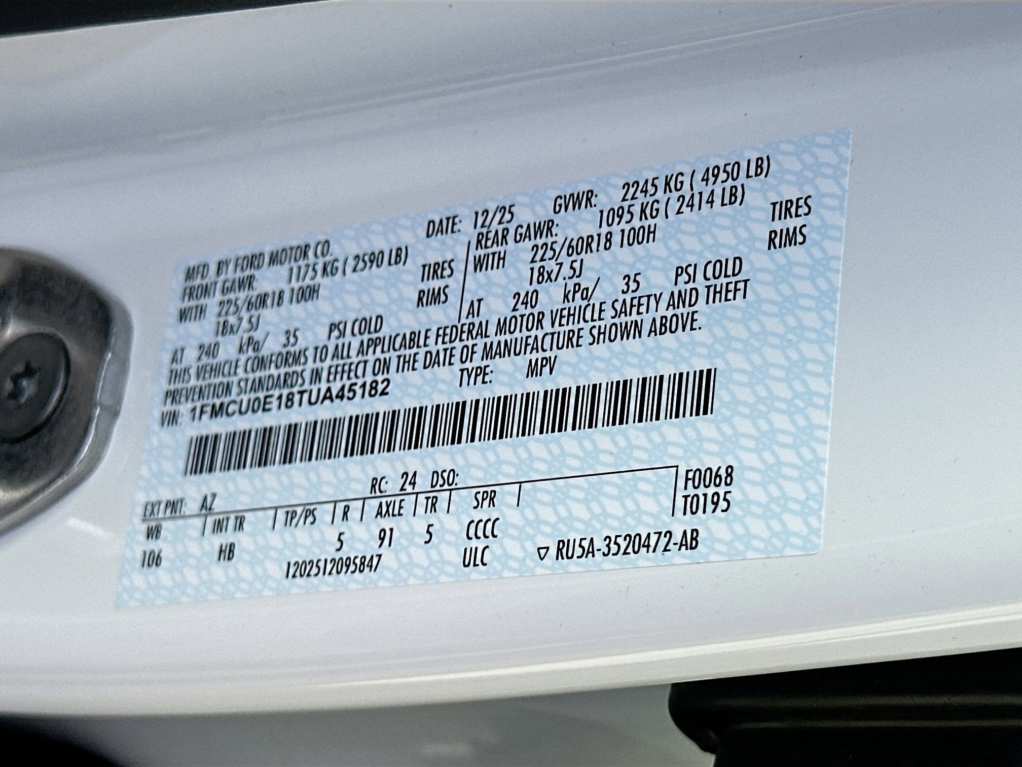 2026 Ford Escape PHEV