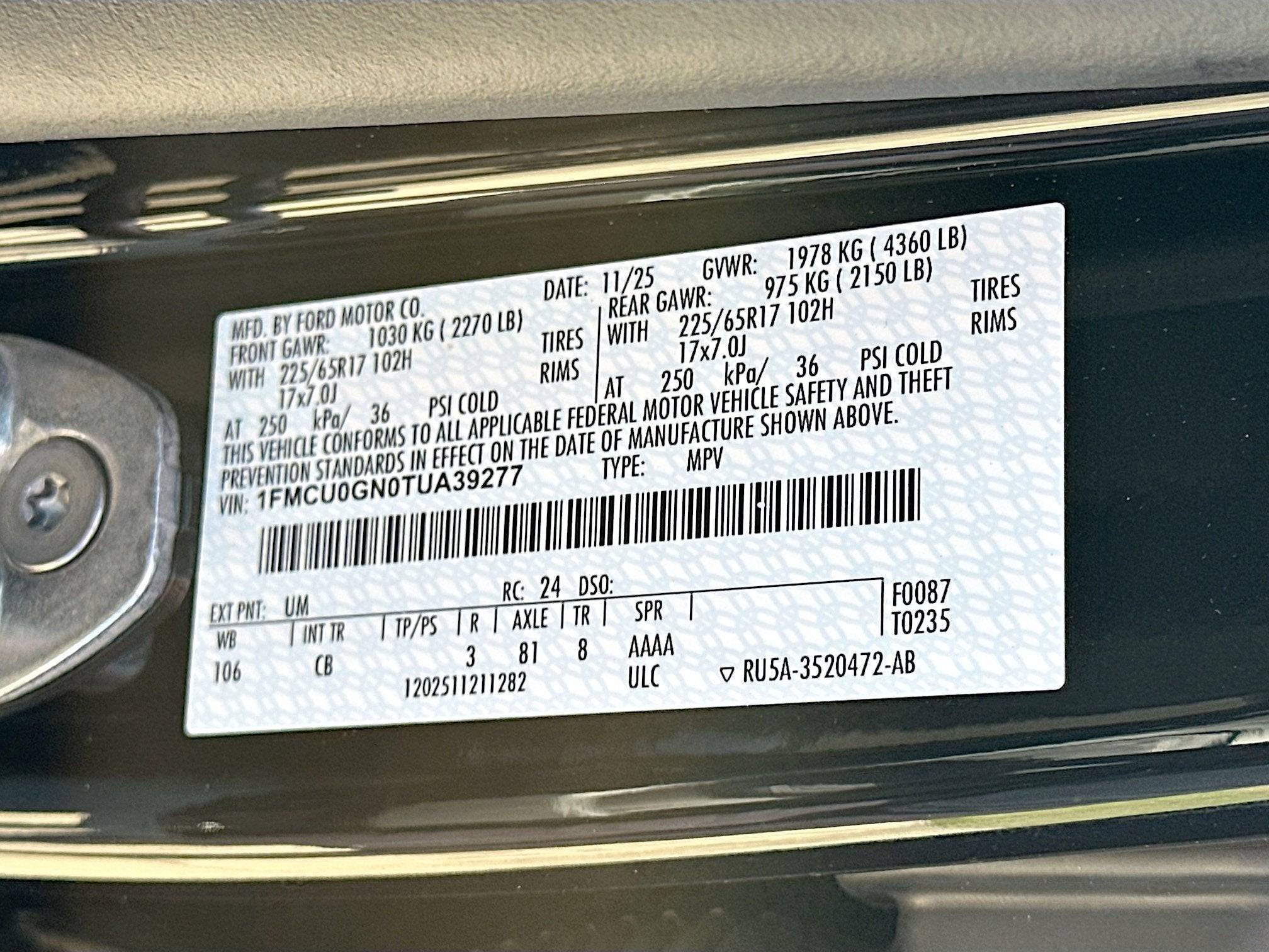 2026 Ford Escape Active