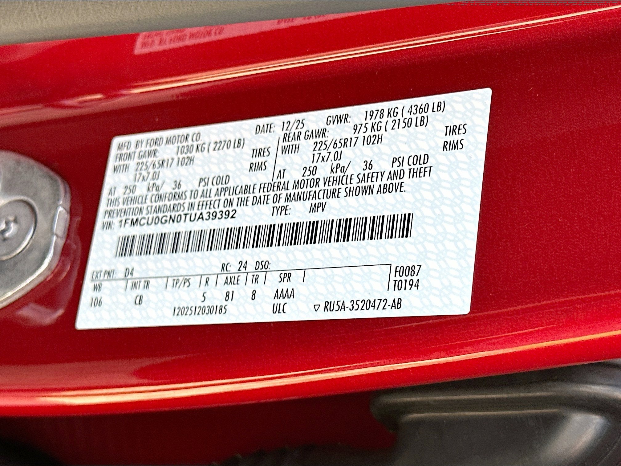 2026 Ford Escape Active