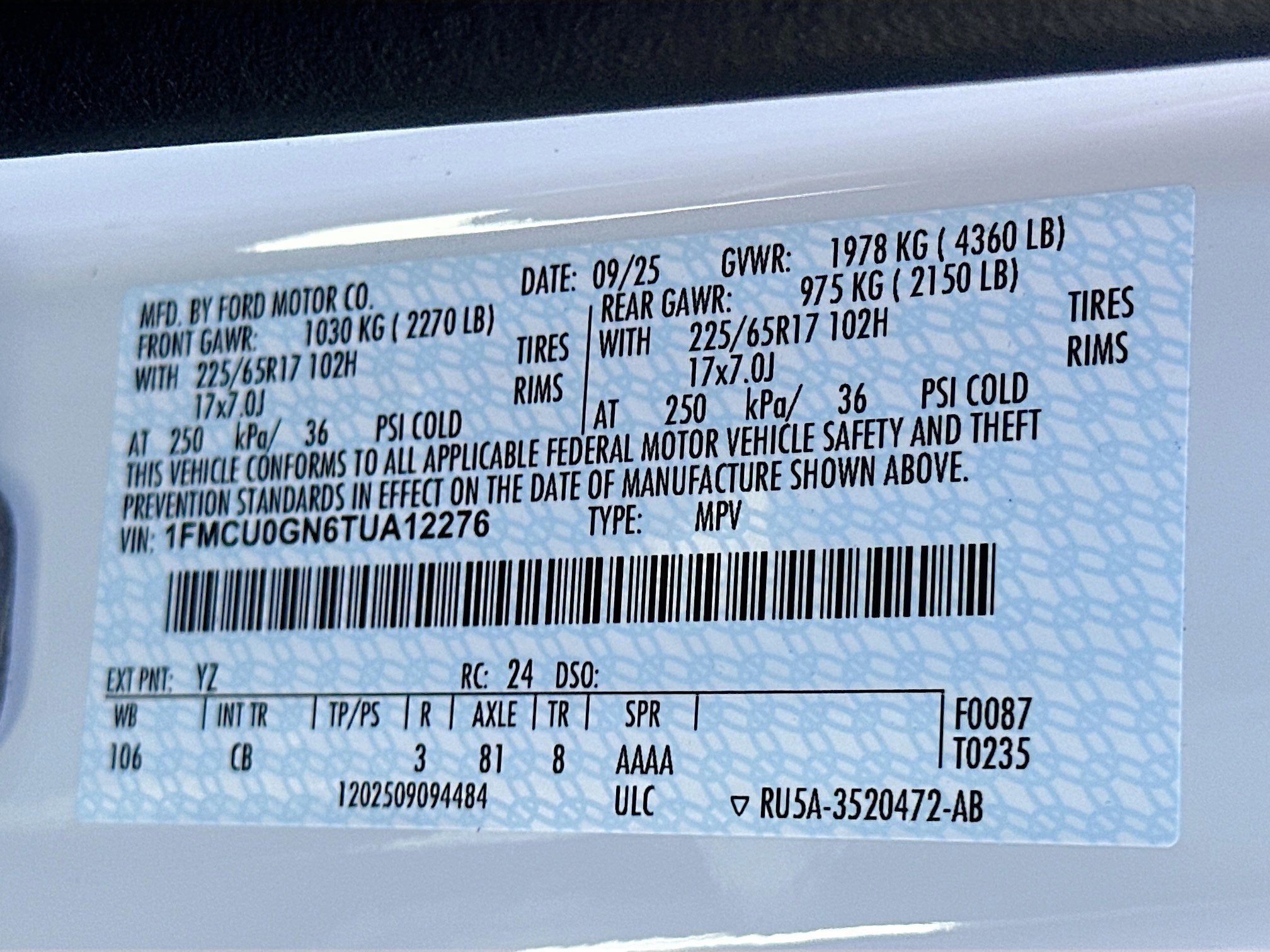 2026 Ford Escape Active