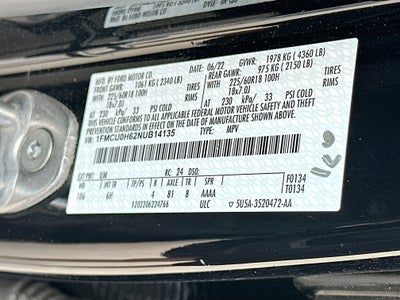 2022 Ford Escape SEL