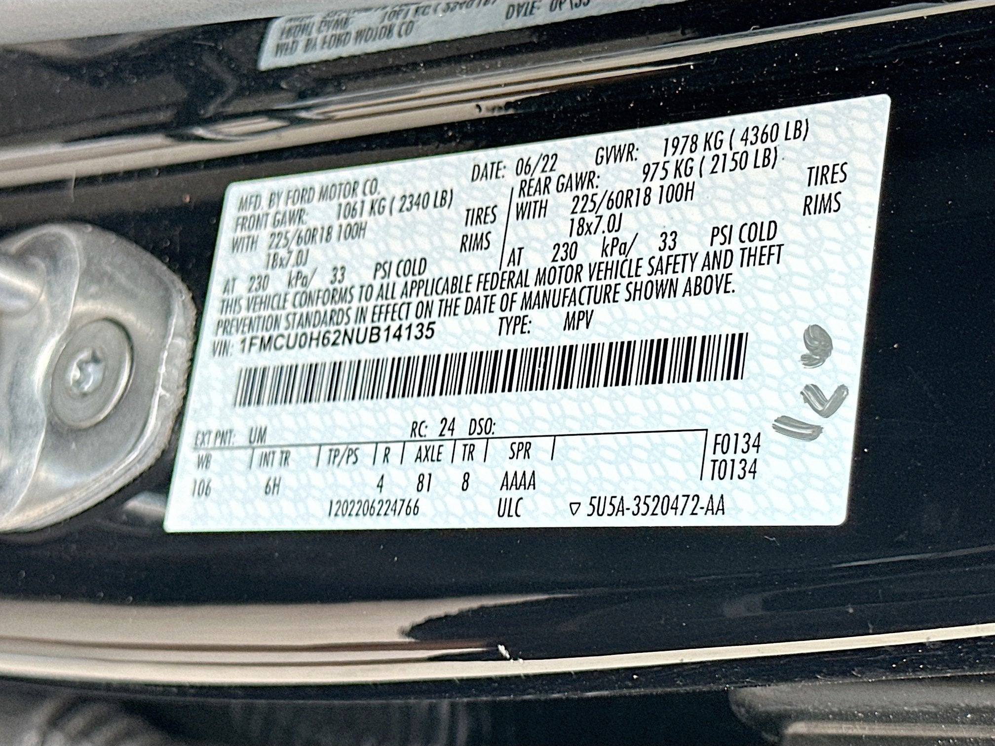 2022 Ford Escape SEL