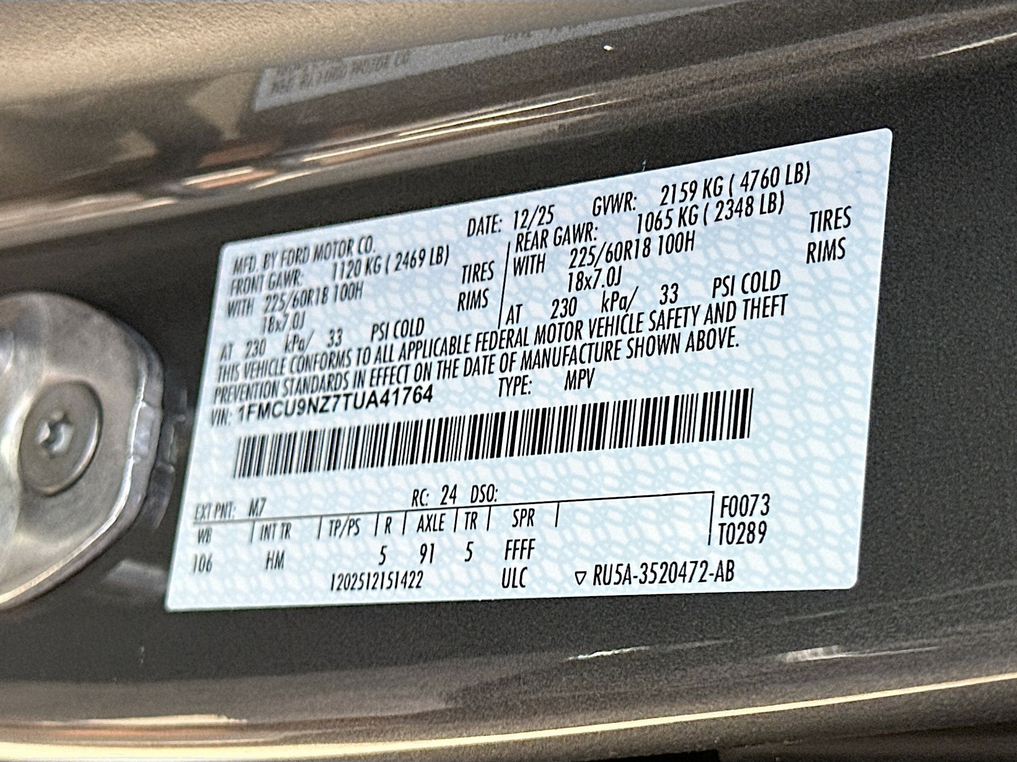 2026 Ford Escape ST-Line Select