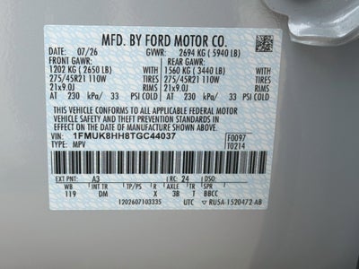 2026 Ford Explorer Platinum