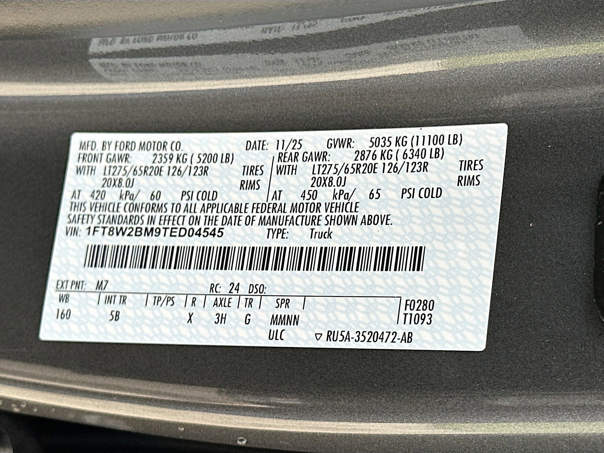 2026 Ford F-250SD F-250® Lariat®