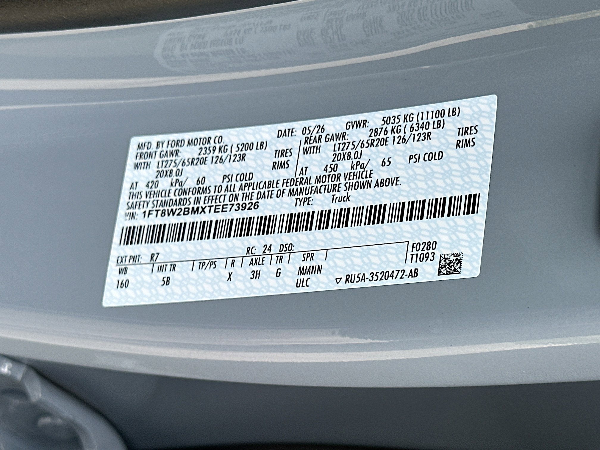 2026 Ford F-250SD F-250® Lariat®