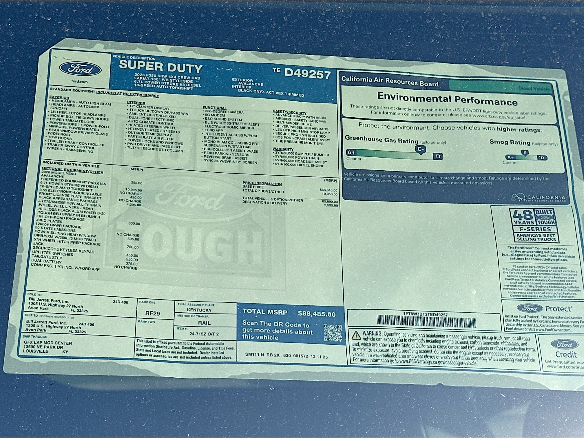 2026 Ford F-350SD F-350® Lariat®