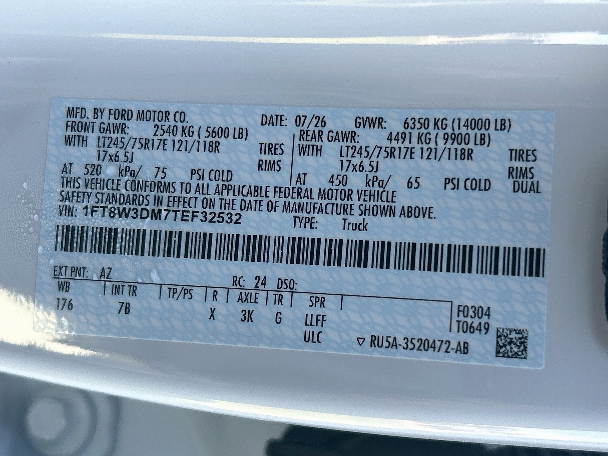 2026 Ford Super Duty F-350 DRW F-350® Platinum®