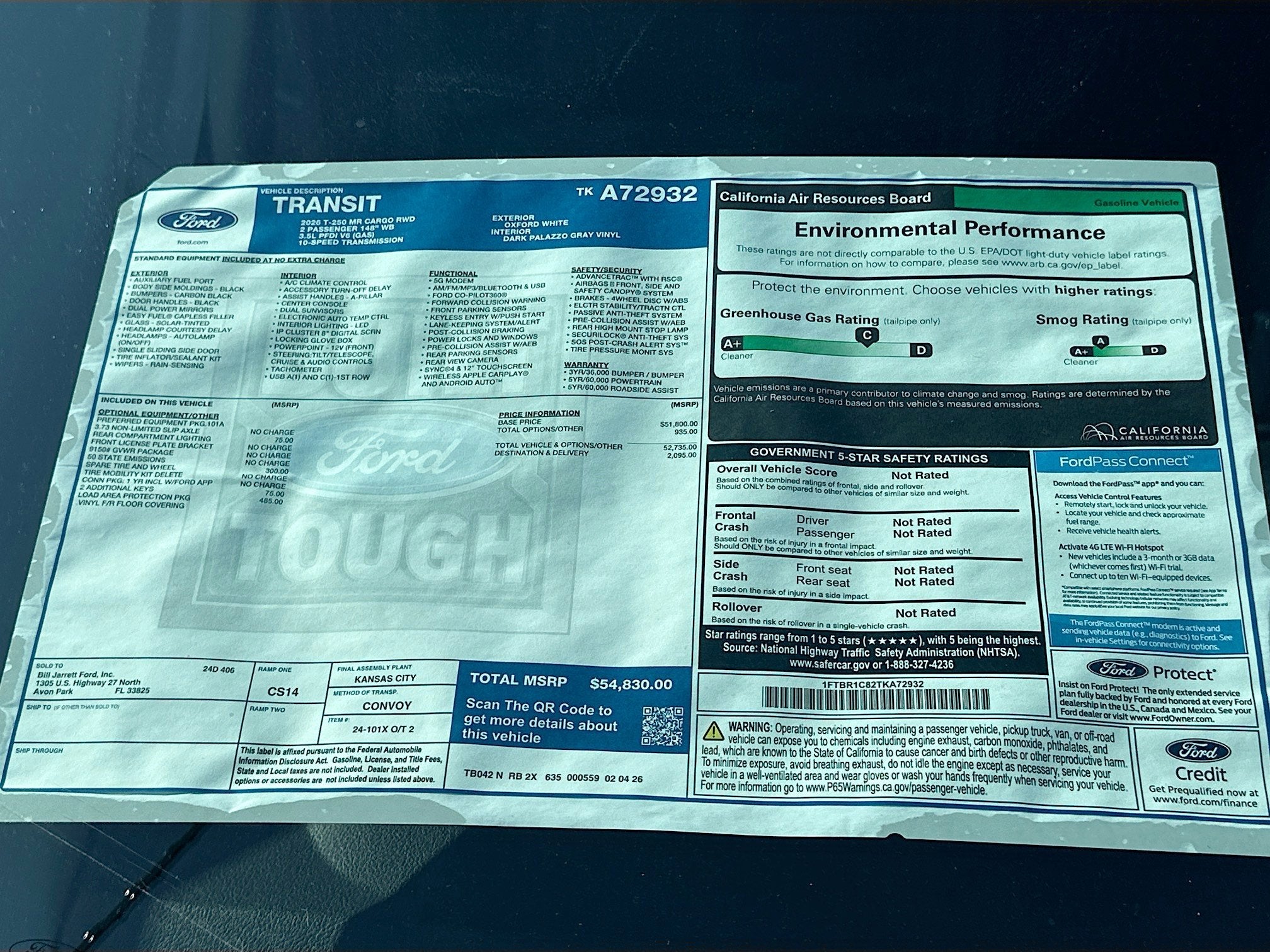 2026 Ford Transit Cargo Van Cargo Van