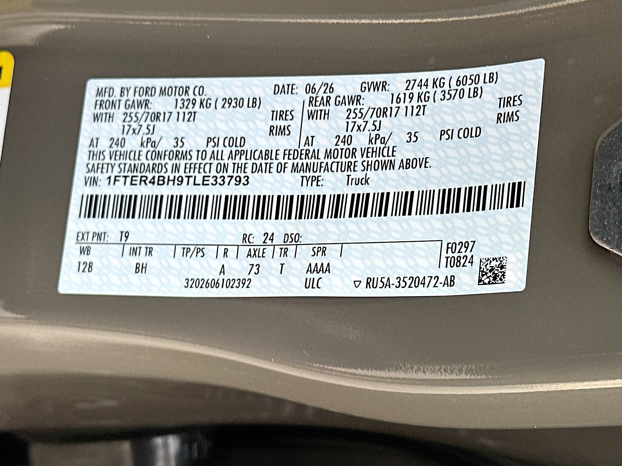 2026 Ford Ranger XL