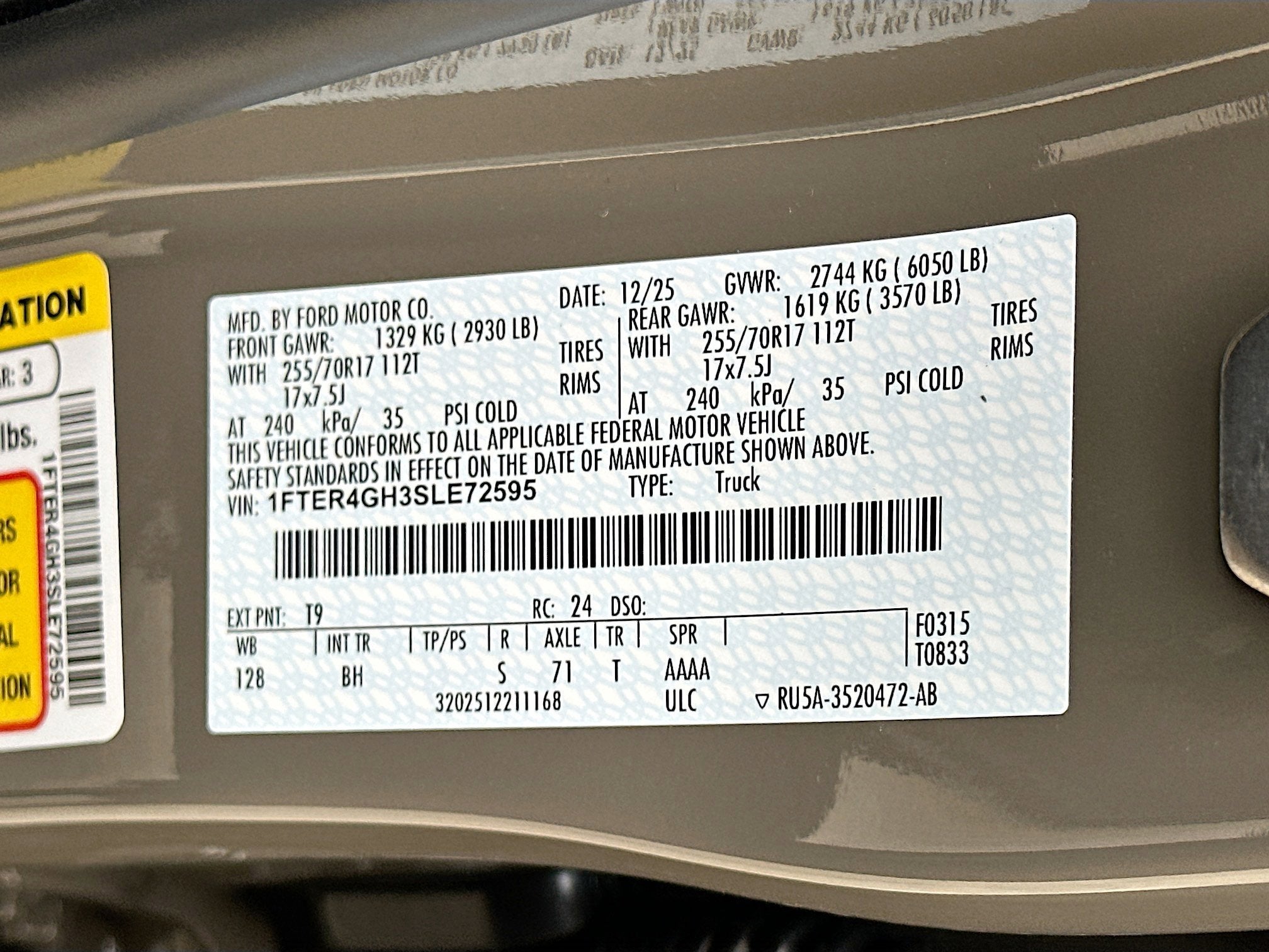 2025 Ford Ranger XLT