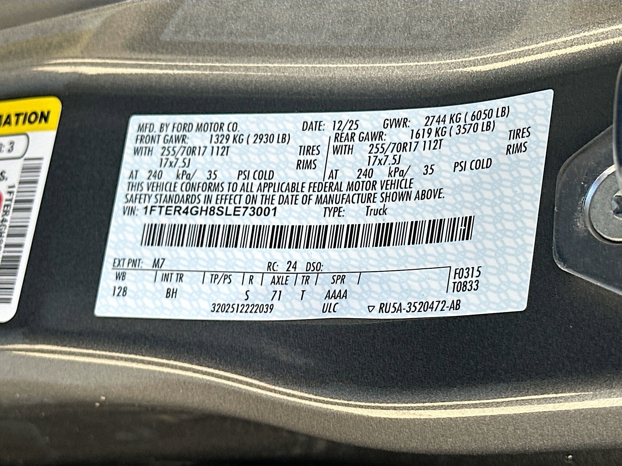 2025 Ford Ranger XLT