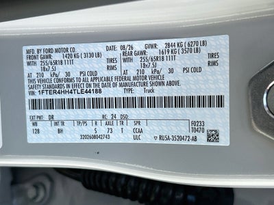 2026 Ford Ranger XLT