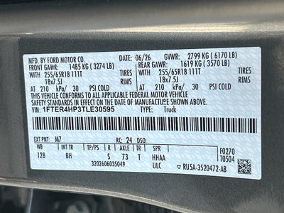 2026 Ford Ranger XLT