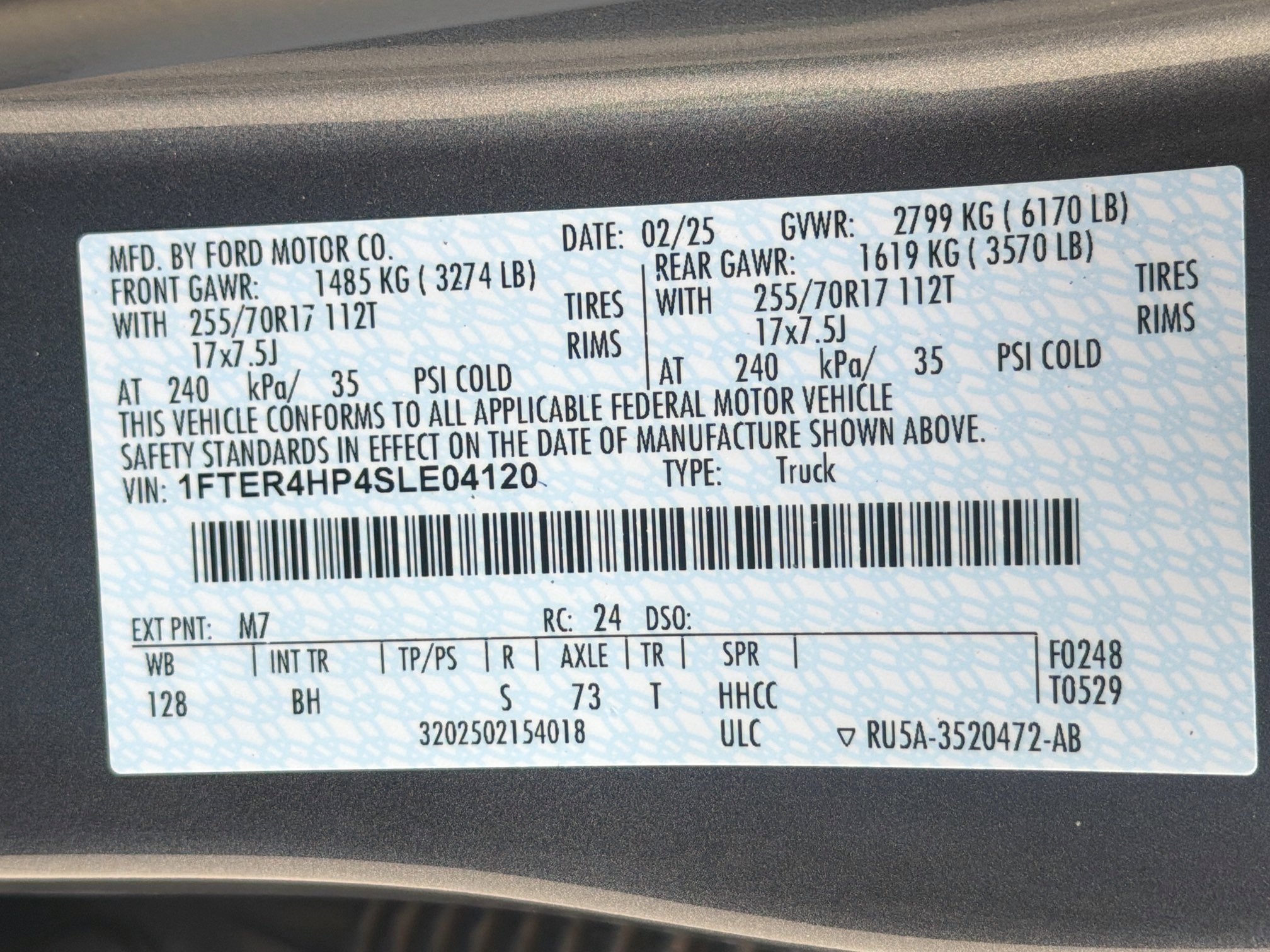 2025 Ford Ranger XLT