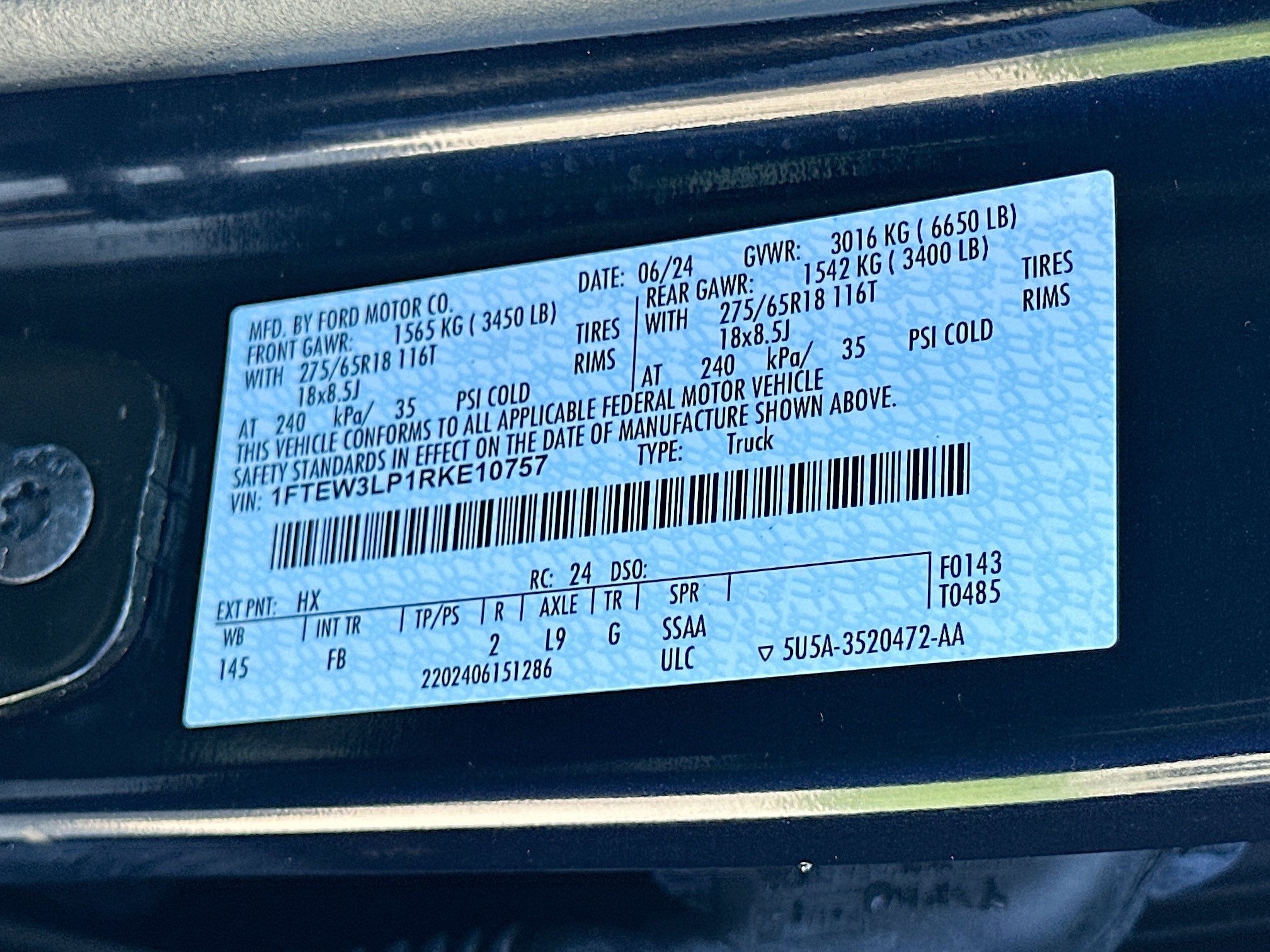 2024 Ford F-150 XLT