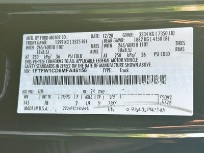 2021 Ford F-150 XL