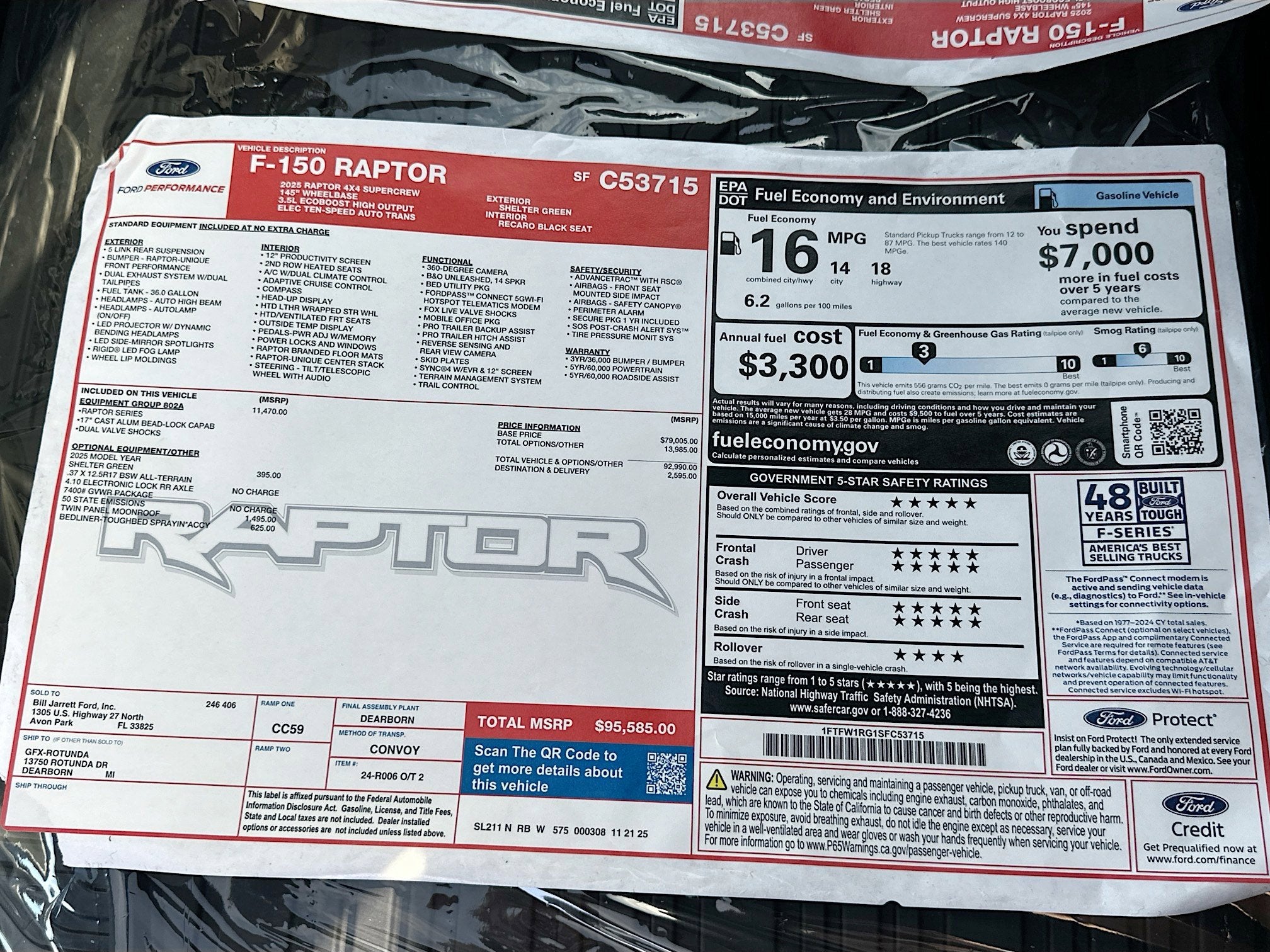 2025 Ford F-150 Raptor