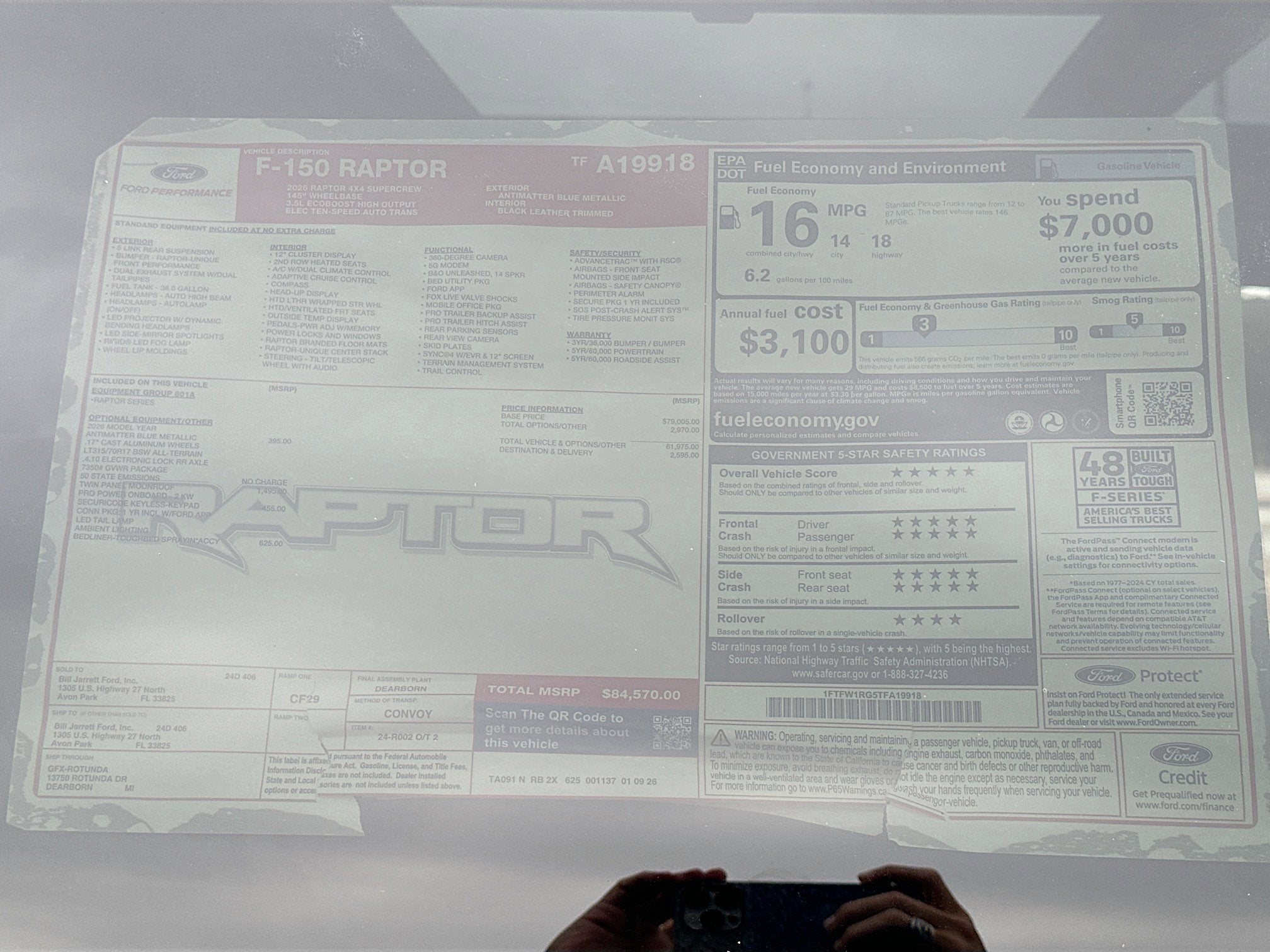 2026 Ford F-150 Raptor