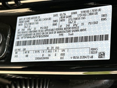 2026 Ford F-150 Tremor