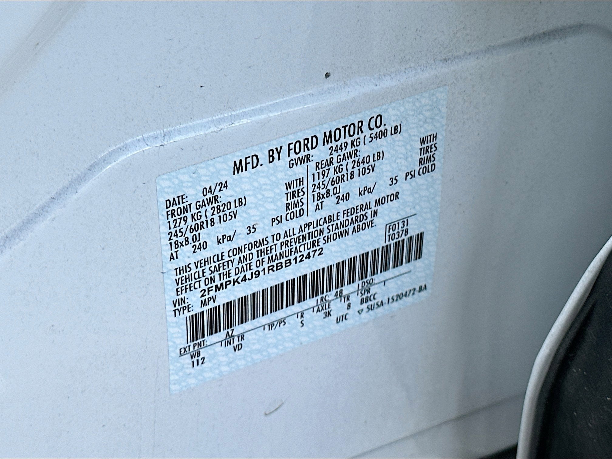 2024 Ford Edge Sport