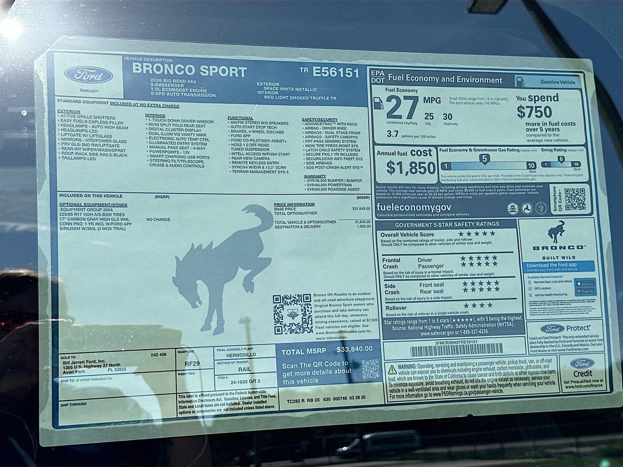 2026 Ford Bronco Sport Big Bend