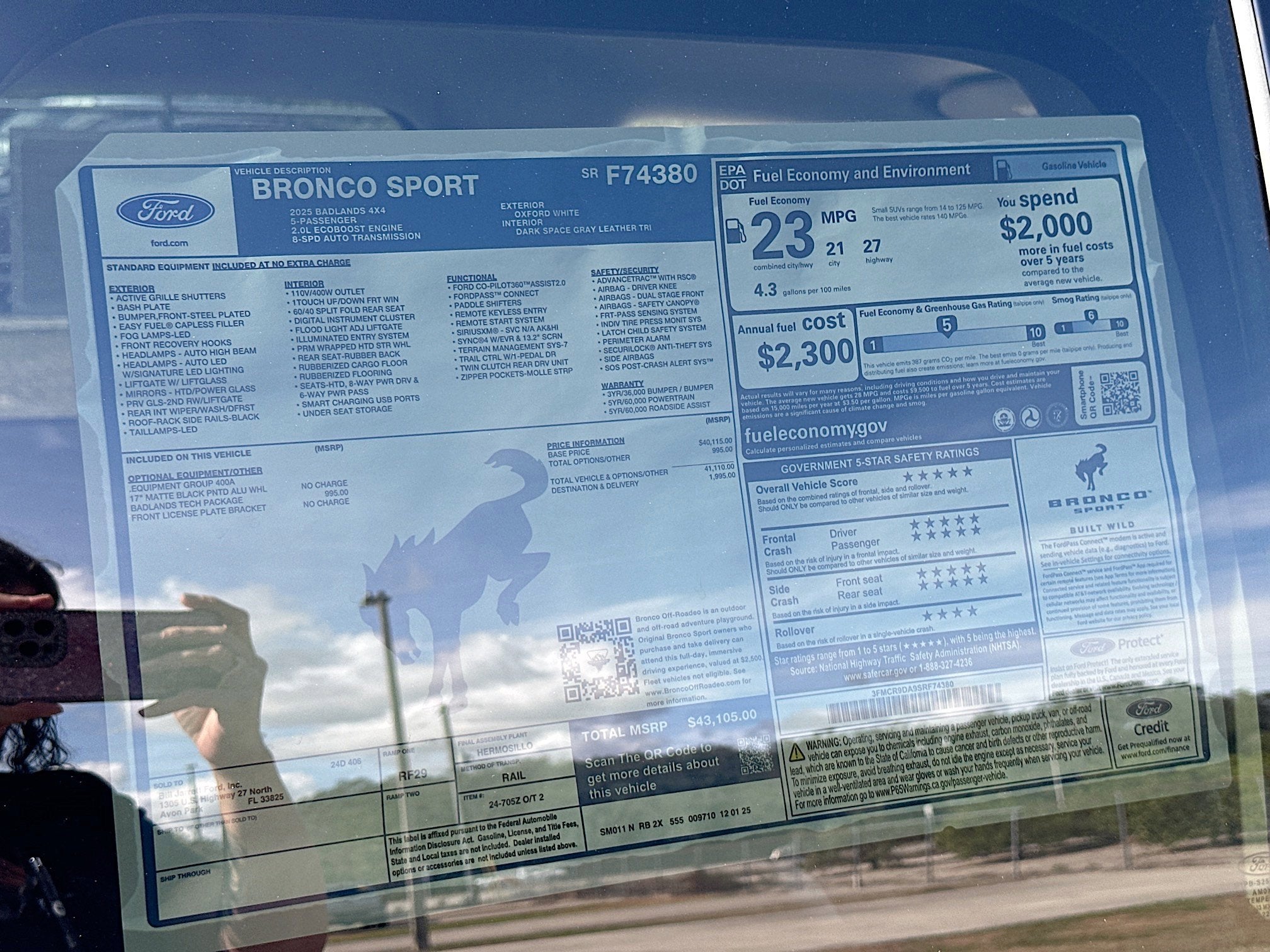 2025 Ford Bronco Sport Badlands