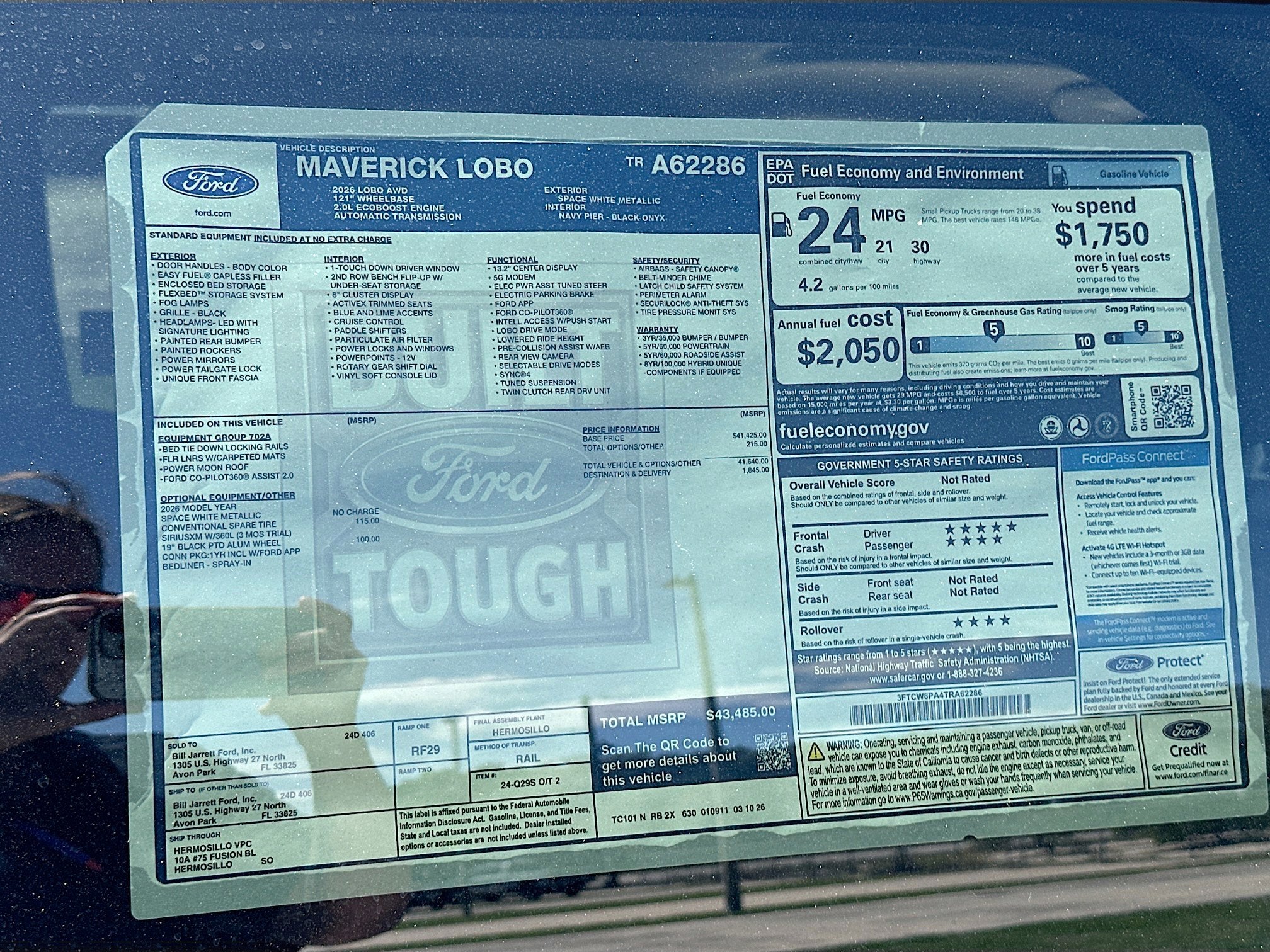 2026 Ford Maverick Lobo High