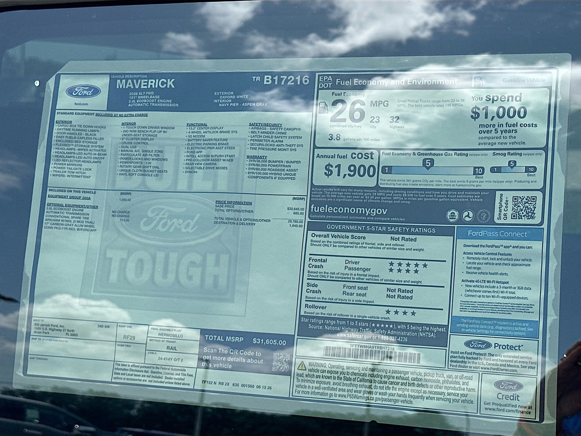 2026 Ford Maverick XLT