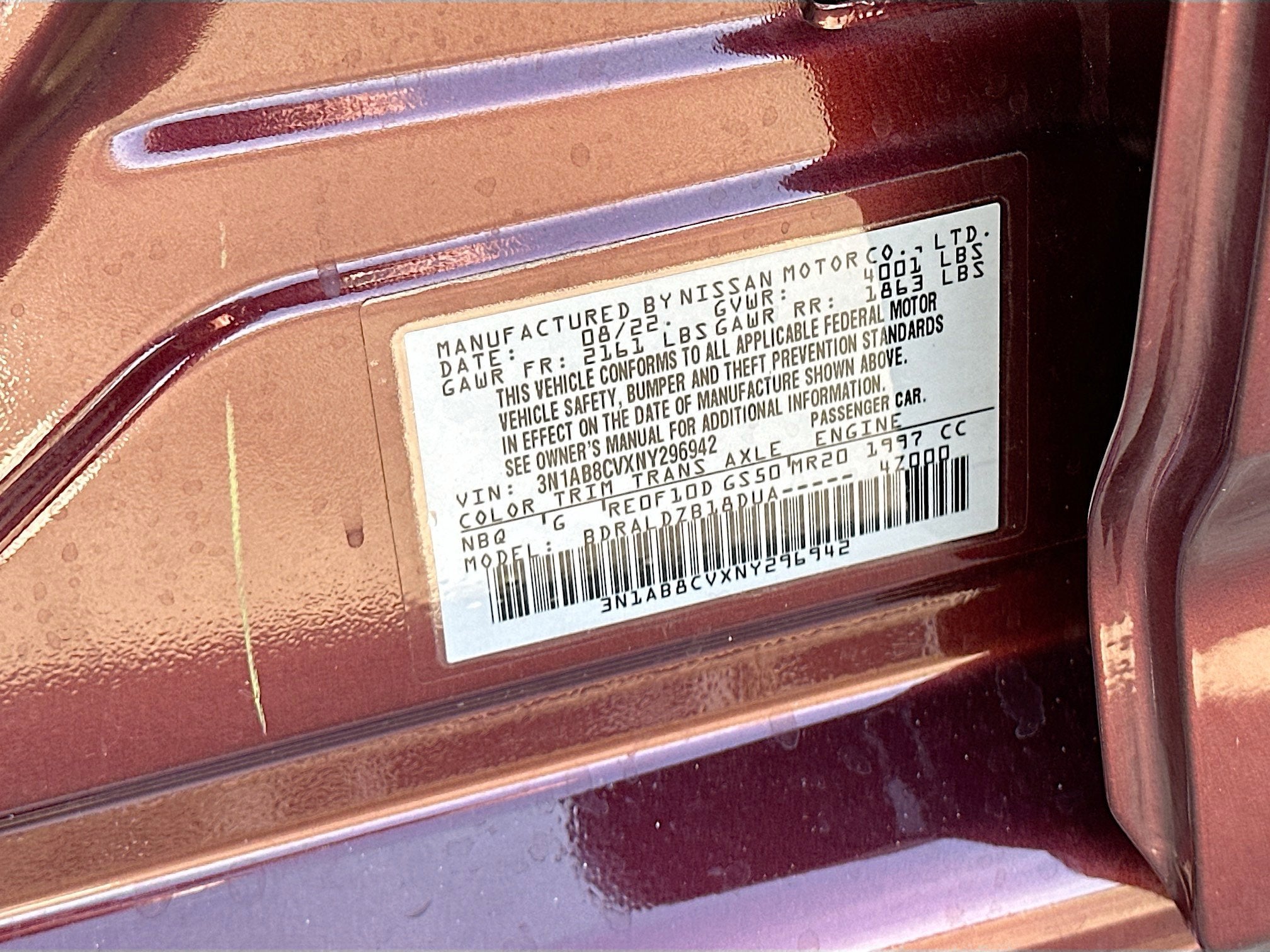 2022 Nissan Sentra SV