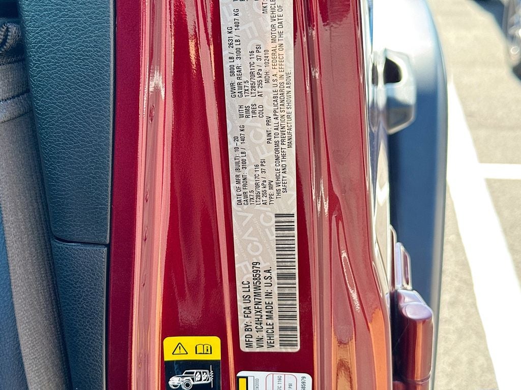 2021 Jeep Wrangler Unlimited Rubicon