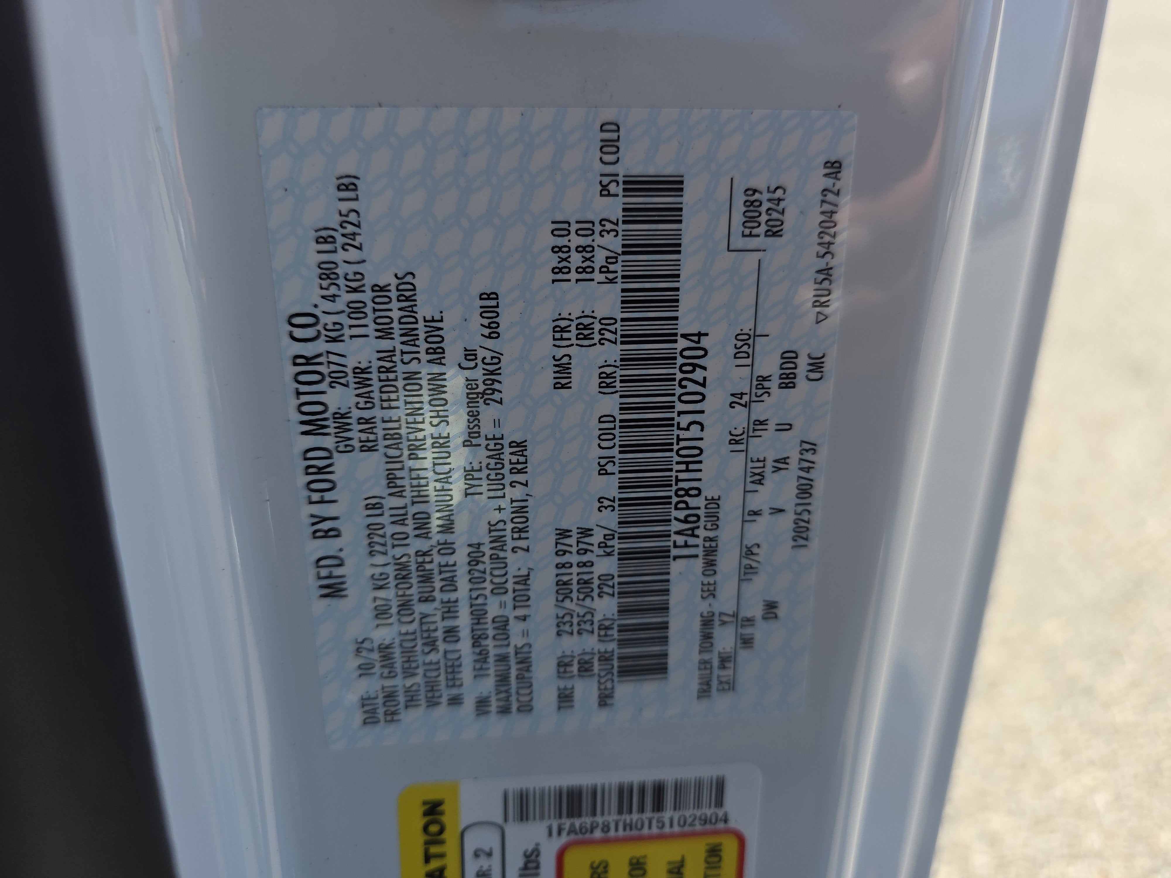 2026 Ford Mustang EcoBoost