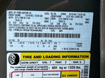 2026 Ford Expedition Tremor