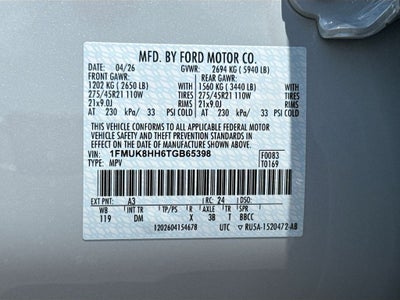 2026 Ford Explorer Platinum