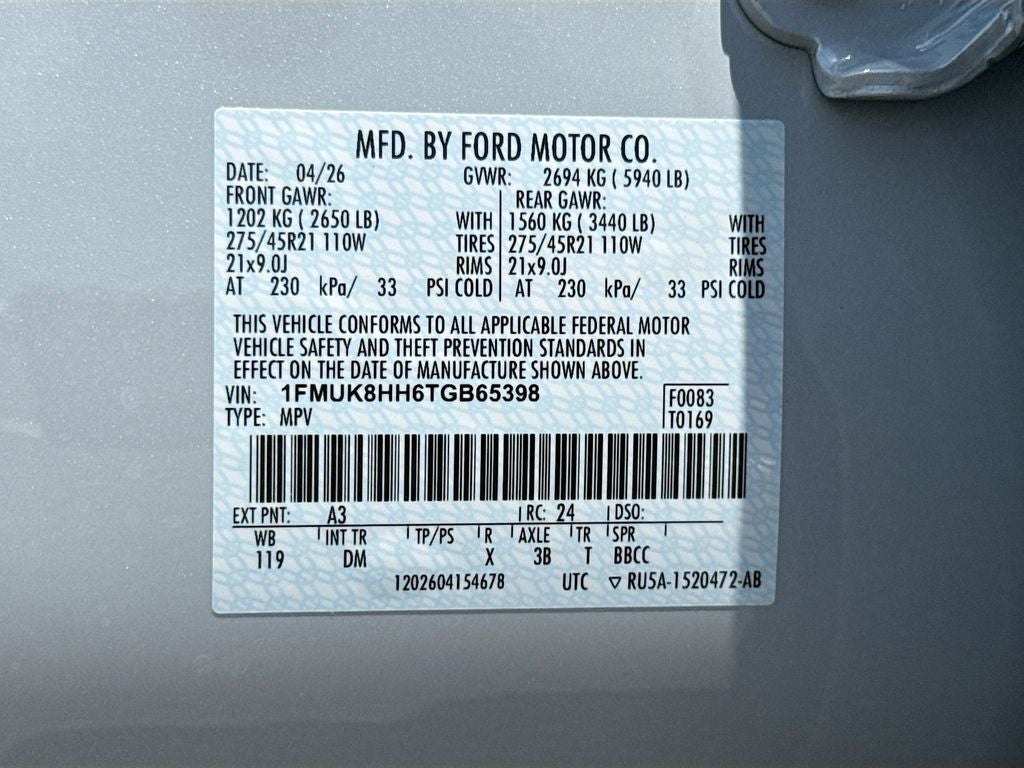 2026 Ford Explorer Platinum