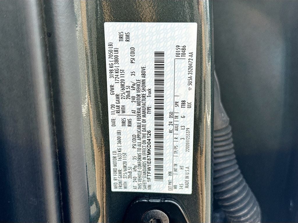 2021 Ford F-150 Lariat