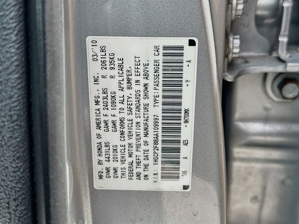 2010 Honda Accord EX-L 2.4