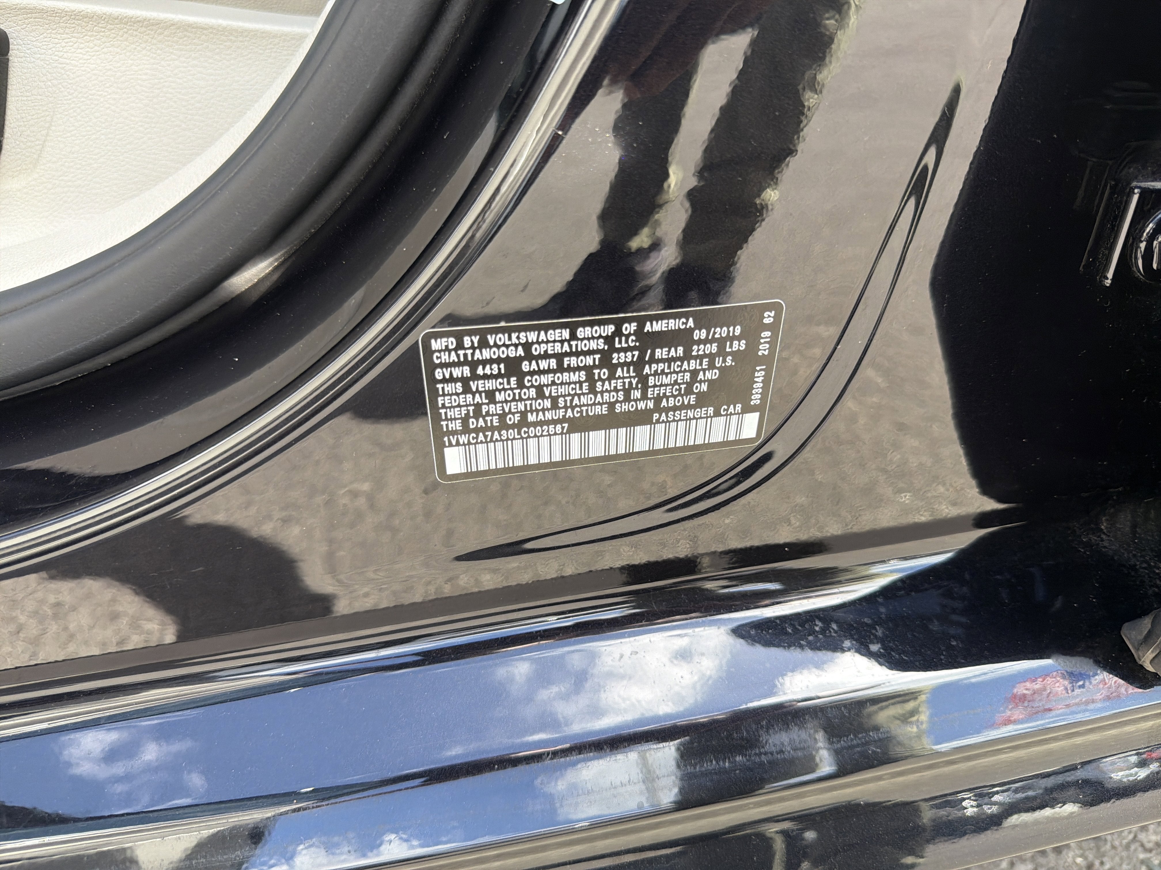 2020 Volkswagen Passat 2.0T SEL