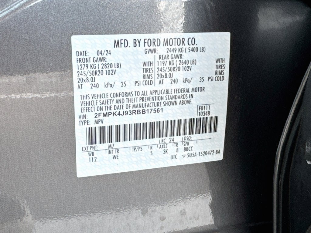 2024 Ford Edge ST Line
