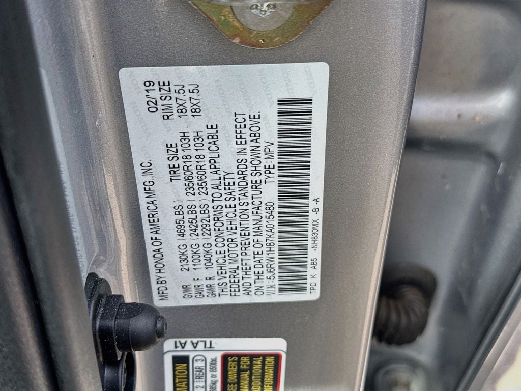 2019 Honda CR-V EX-L