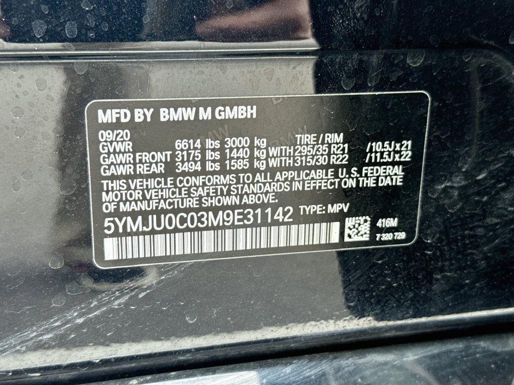 2021 BMW X5 M Base