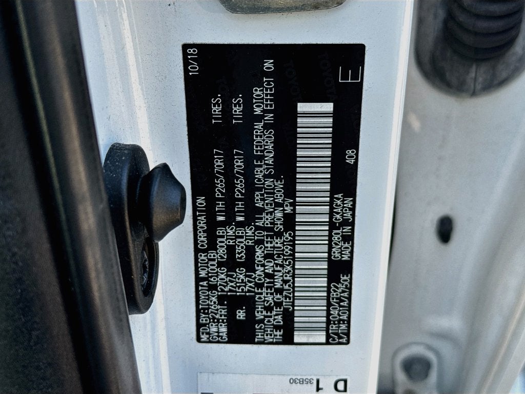 2019 Toyota 4Runner SR5