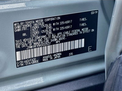2019 Toyota RAV4 XLE