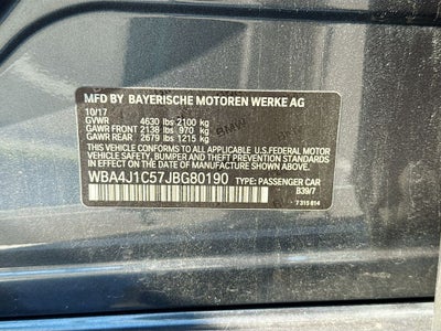 2018 BMW 4 Series 430i Gran Coupe