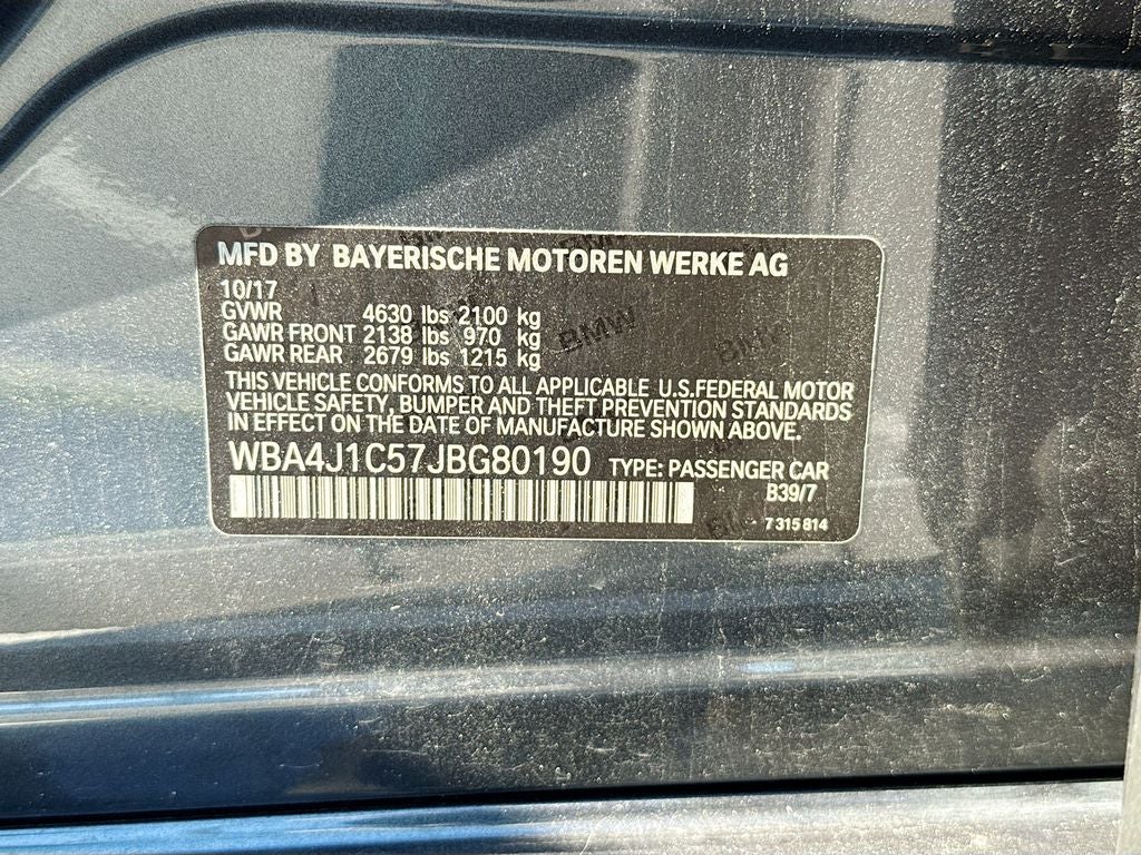 2018 BMW 4 Series 430i Gran Coupe