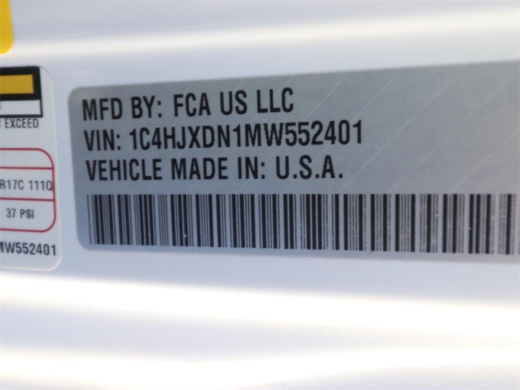 2021 Jeep Wrangler Unlimited Willys